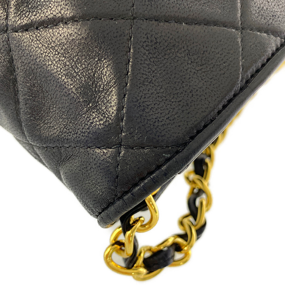 CHANEL Coco Envelope Flap Chain Shoulder Bag Black x - Picture 6 of 10